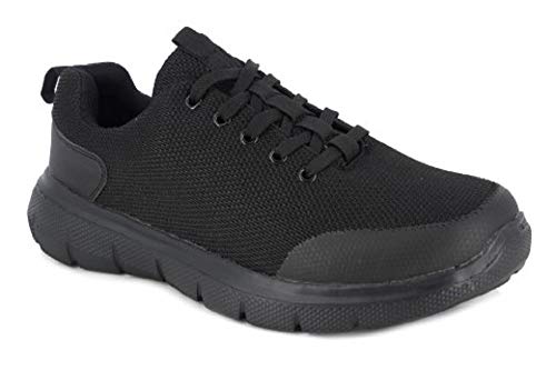 Deportivo Casual Hombre DOCTOR CUTILLAS, Tejido Elastico Negro, Plantilla Extraible, Mod.34209 (Negro, Numeric_42)