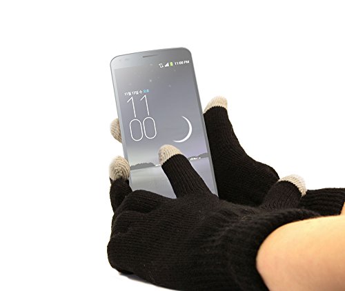 DURAGADGET Guantes Capacitivos para Pantalla Táctil De LG G Flex 2 - Talla Grande