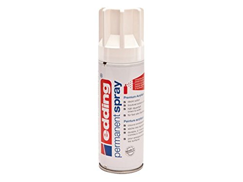 edding e5200 - Spray de pintura para todas las superficies, color blanco mate