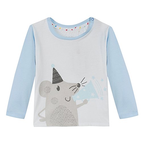 Esprit Kids RI1002A Camiseta, Azul (Hellblau 440), 3 Mes para Bebés