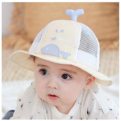 FUFU Gorros de aviador Sombrero de protección de la cubierta, de 0-3 años de vida de los niños del bebé anti Escupir anti-polvo sombrero protector protector de la cara cubierta extraíble cara, Sombrer