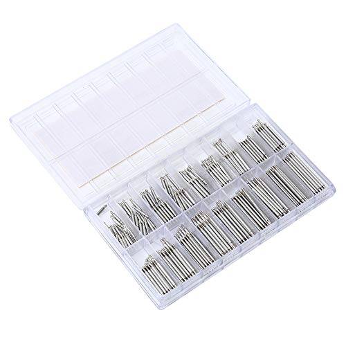 GAESHOW 360PCS 8-25mm Reloj de pulsera Banda Barras de resorte Correa Pasadores de enlace Herramienta de reparación Abridor Reino Unido Acero inoxidable