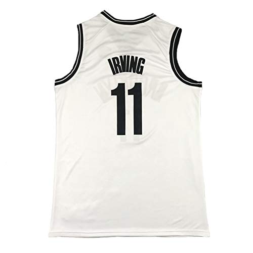 GAOJR Camiseta De Baloncesto, Brooklyn Jersey Hạrdẹn-13 / Irving-11, Chaleco Deportivo Camiseta Sin Mangas Capacidad De Competencia Capacitación Corriendo (Blanco) #11-L