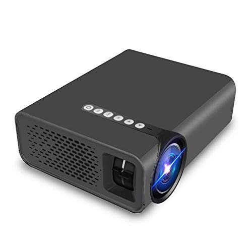 GBBG 7000 lúmenes YG520 Original Soporte Mini proyector LED portátil HD1080P proyectores de Cine en casa, Compatible con HDMI/VGA/USB/AV, TV Stick, PS4 Etc,Negro