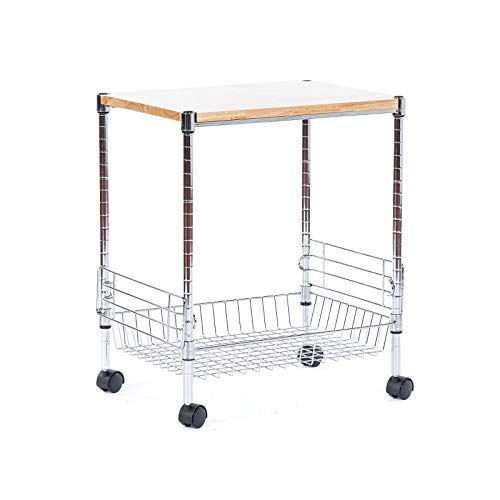 Generic - Carrito de peluquería con Parte Superior de B para baño (Cromo)