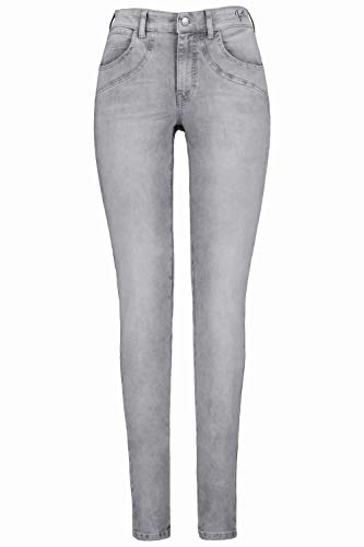 GINA LAURA Damen Jeans Jette Ng Schrift Auf Hüfte, Blau (Grey 74811993), 42 para Mujer