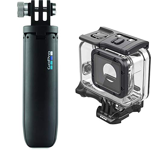 GoPro Shorty AFTTM-001 Vara de Extensión en Miniatura y Trípode, Negro + Super Suit (Protección Extrema y Carcasa de Buceo para HERO7/ HERO6 Black/HERO5 Black/Hero 2018)