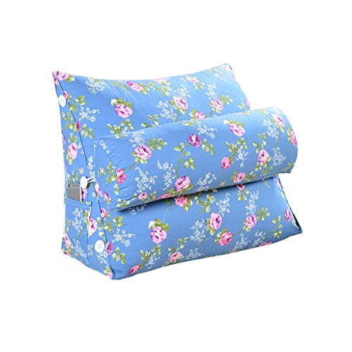 GWM Almohada de cuña Almohada de Lectura Ajustable Almohada de triángulo Respaldo de la Espalda Cojines de ángulo Cojín Flexible Sofá Cama Silla de Oficina Soporte Cuello de cojín