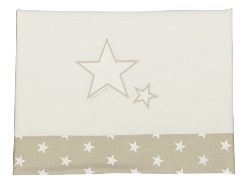 Happy Way Juego de Sábanas de Cuna Estrellas Beige - Juego de Sábanas, Unisex