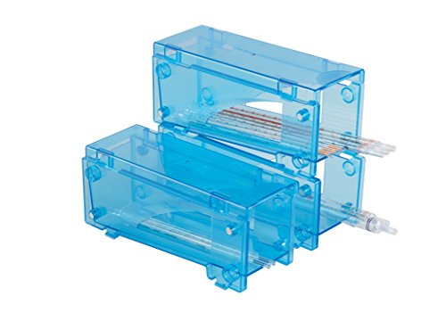 Heathrow Scientific HD20615M Cargo - Gradilla manual para pipetas (anchura x altura x profundidad: 95 mm x 301 mm x 127,5 mm, 3 unidades), color azul