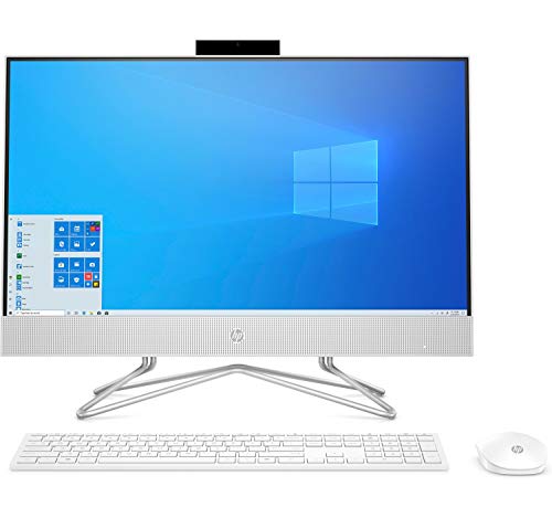 HP All-in-One 24-DF0044ns - Ordenador de sobremesa 23.8" Full HD (Intel Core i5-10400T, 8 GB RAM, 512 GB SSD, Intel UHD, Windows 10 Home 64) Blanco (3A176EA)