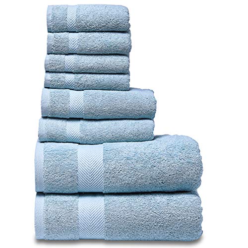 HUANGDANSEN Towel  Luxury Bath Towel Set,Large Bath Towels, Hand Towels,Washcloths. Cotton Highly Absorbent Bathroom