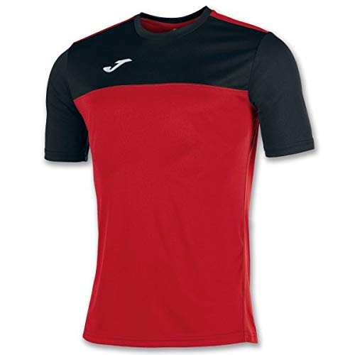 Joma Winner Camisetas Equip. M/C, Hombre, Rojo/Negro