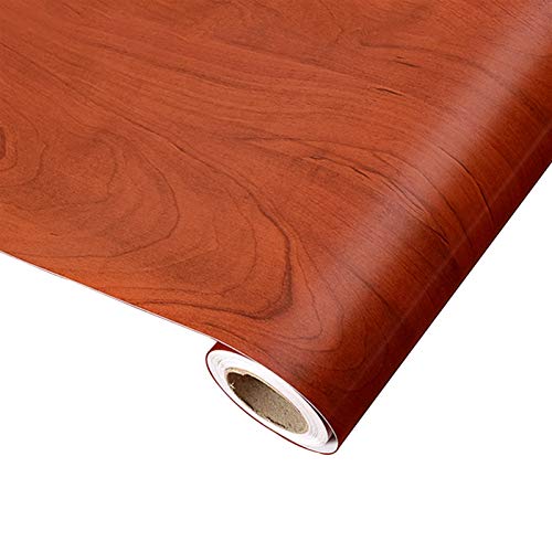 kengbi Fácil de decorar popular duradero papel pintado impermeable autoadhesivo grano de madera película gabinete de cocina dormitorio armario muebles muebles renovación pegatinas decoración