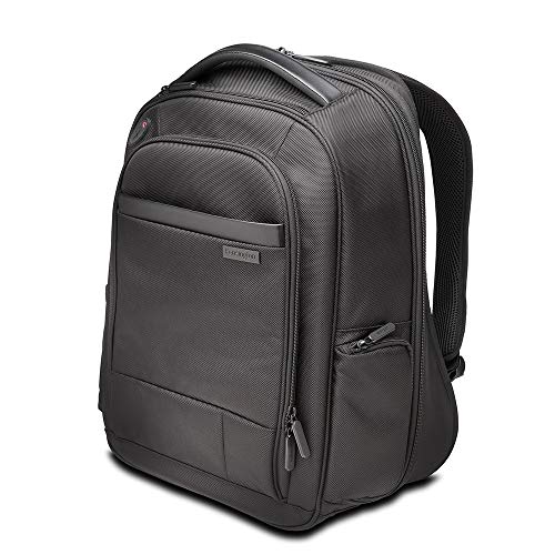 Kensington K60382EU Mochila Unisex Contour 2.0 Business para Portátiles de 15,6", Mochila Mediana para Portátil Resistente al Agua Apta como Equipaje de Mano, Bolsa de Viaje para Portátiles/Tabletas