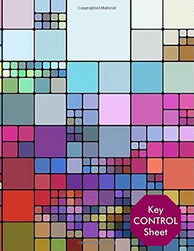 Key Control Sheet: Lock Inventory Register, Key Register Logbook Format, Checkout System, Key Log Sign In and Out Sheet, Record Key Numbers, Date, ... Personal Use, 110 Pages. (Key Control Logs)