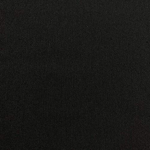 Kt KILOtela Tela de loneta Lisa - Algodón, poliéster - Solidez a la luz: 5-6 - Retal de 100 cm Largo x 280 cm Ancho | Negro