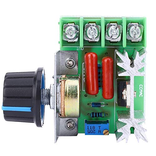 L-Yune,bolt 1set Controlador de Motor sin escobillas 5 PC Controlador de Motor 50~220V AC 220V PWM Controller Variable Dimmer Regulador 2000W