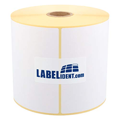 Labelident Thermo Eco - Etiquetas de envío, formato idéntico a Zebra Z-Perform 1000D 475, etiquetas térmicas en rollo de 1 pulgada, autoadhesivas, 102 x 152 mm