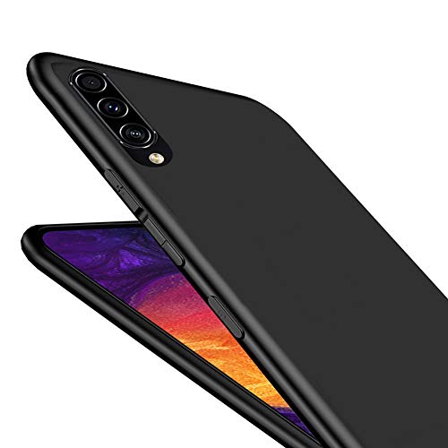 LAYJOY Funda Samsung Galaxy A50/A30s/A50s, Silicona Negro Suave Carcasa Ligera Gel TPU Bumper Case de Protectora [Antideslizante] [Anti-Golpes] Cover para Samsung A50/A30s/A50s (2019)- 6.4"