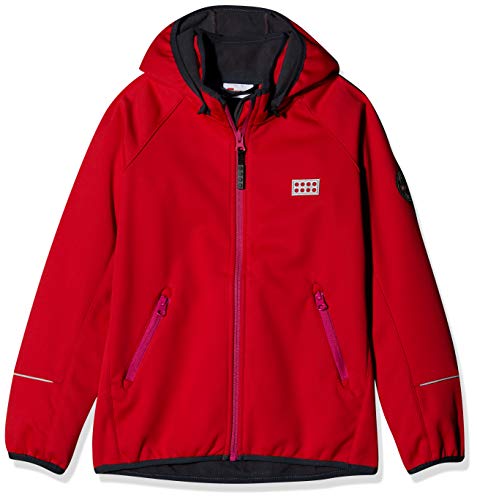 LEGO Wear Tec Unisex Lwsiam 700-Softshelljacke Chaqueta, Rojo (Red 361), 116 para Niñas