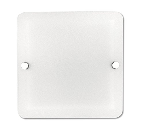 lighteu, 12V 3W (7x7x1.45cm) luz de Panel Plano, luz de Techo, Aplique sin Interruptor, Temperatura de Color 4000k, para Barco, Yate y Caravana, Autocaravana, Autocaravana [Clase energética A +]