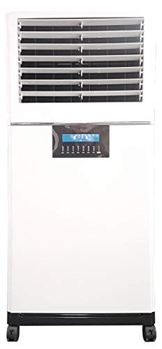 M Confort E3500S Climatizador Evaporativo Portátil, 100 Watts, 50 m², 3 Velocidades, Máximo Caudal 3500M³/H, Ventilador Centrífugo, 138 x 60 x 43 cm