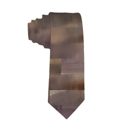 Mens Purple Haze Oak Peel and Stick Accent Corbata de pared Poliéster Corbata Jacquard Corbatas para hombre Regalo novedoso