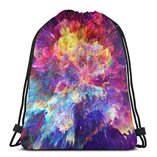 N / A Bolsas Deportivas,Mochila De Deporte,Unisexo Bolsa De Gimnasia,Mochila Cordónes,Morral De La Manera,Drawstring Bolso,Tie Dye Bolsa De Cincha