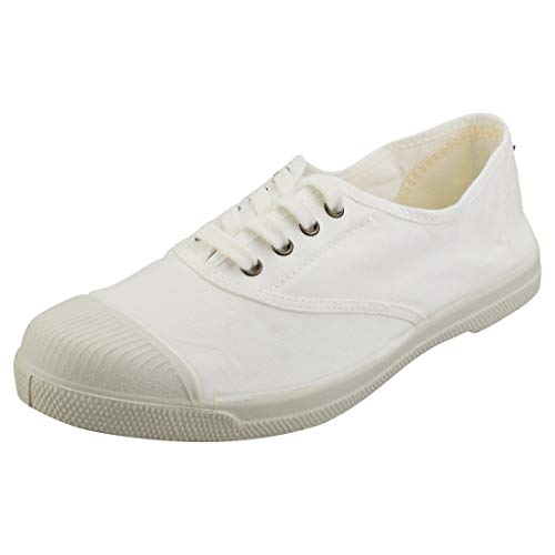 Natural World - Zapatillas bajas para mujer, color Blanco, talla 40 EU