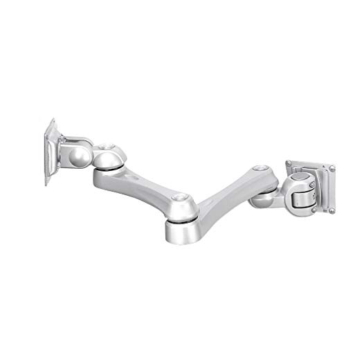 NewStar FPMA-W930 - Soporte de pared para TV (10"-24", ángulo de inclinación 0-180°, ángulo de giro 0-260°), plateado