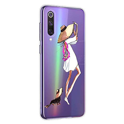 Oihxse Funda Compatible con UMIDIGI A3, Carcasa Transparente TPU Silicona Gel Ultra Fina Suave Protección Flexible Lindo Dibujos Anti-rasguños Caso Cubierta (A9)