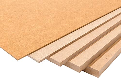 Packs de Tableros de Madera DM (MDF) de 10MM de Grosor. Disponibles A0, A1, A2, A3, A4, A5, Soporte para Manualidades, Decoración, Láser, CNC, Pirograbado, Pintura (2uds A0 (1189x841 mm))