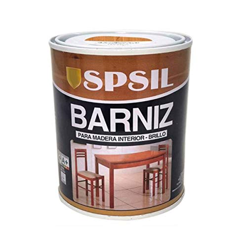 Pintura Barniz para Madera, Pintura Barniz de Rápido Secado para Superfícies Interiores (Madera Nogal, 375 ML)