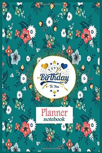 Planner notebook for flowers 2020