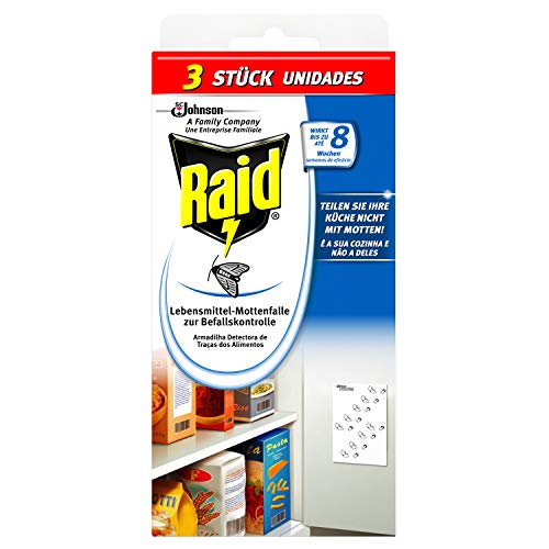 Raid Trampa para polillas de la harina 2+1, pack de 2 (2 x 3 unidades)