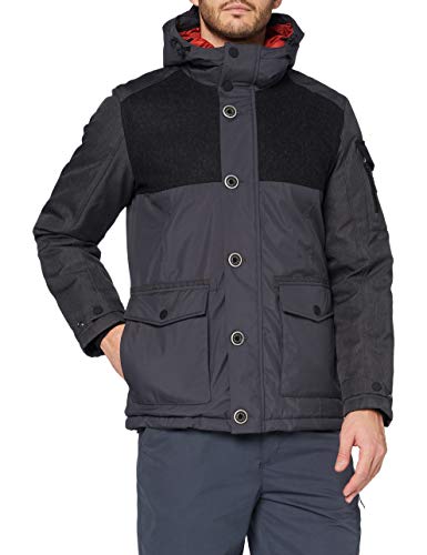 Regatta Wentwood V 3-in-1 Chaqueta 3 en 1 impermeable y transpirable, con capucha, costuras selladas y varios bolsillos 3 In 1S, Hombre, True Red/Delhi Red, S