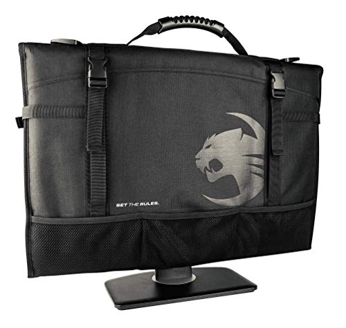 Roccat Última versión Tusko Across-The-Board - Bolsa para pantalla plana, color negro, 24"