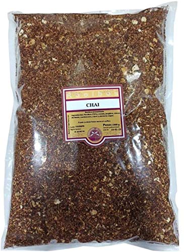 SABOREATE Y CAFE THE FLAVOUR SHOP Té Rooibos Chai Massai En Hoja Hebra A Granel Infusión Natural Adelgazante 1 Kg