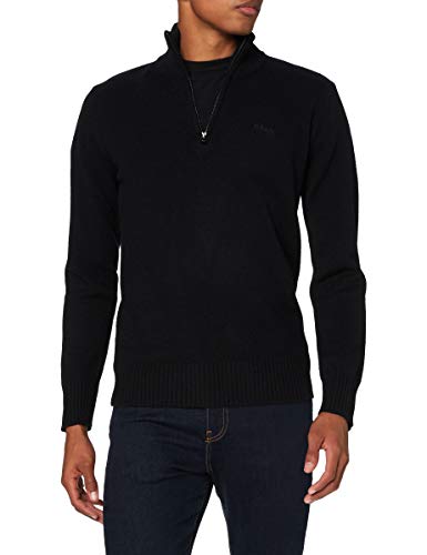 Schott NYC Pllance2 suéter, Black, Large para Hombre