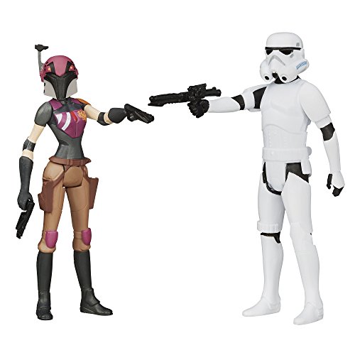 STAR WARS MISSION SERIES FIGURE SET (SABINE WREN AND STORMTROOPER)