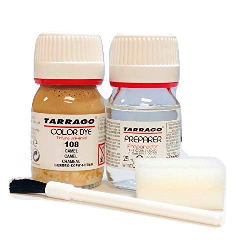 Tarrago | Self Shine Color Dye 25 ml | Tintura Autobrillante para Zapatos y Accesorios | Cubre Rozaduras y Desgastes del Calzado