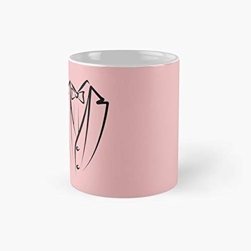 Taza de esmoquin negra clásica formal | El mejor regalo divertidas tazas de café de 325 ml