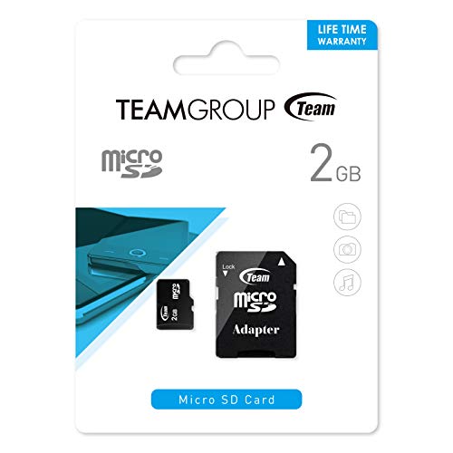 Team Group 2GB Micro SD, Tarjeta de Memoria, 11 x 1 x 15 mm, Negro