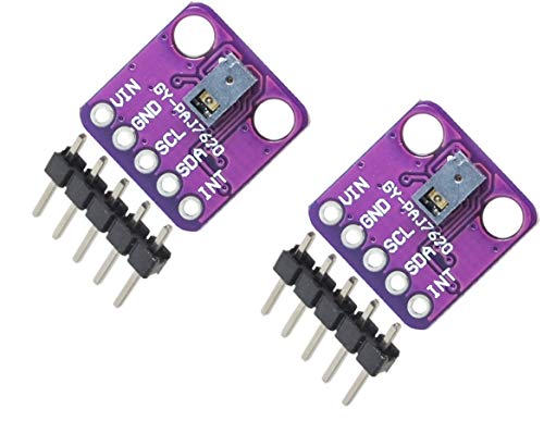 TECNOIOT 2pcs PAJ7620U2 Gesture Recognition Sensor Module Built-in 9 Gesture