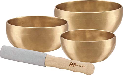 The MEINL Singing Bowls - Singing Bowls Set - UNIVERSAL SERIES SET - Consta de: 3 Cuencos tibetanos (SB-U-1500)