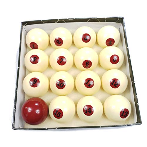 TX GIRL 16pcs Bolas De Billar Rusas Conjunto Completo De 68 Mm Piscina Juego Resina Cue Bolas para Billar Ruso (Color : 68mm)