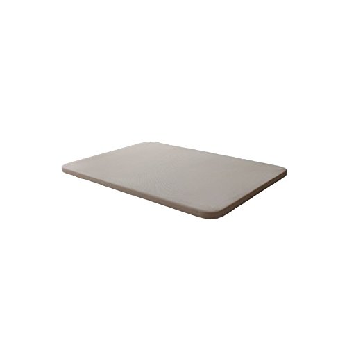 Ventadecolchones - Base Tapizada Modelo Drago con Sistema Antiruido Sin Patas 3D Beige Medida 75 x 190 cm