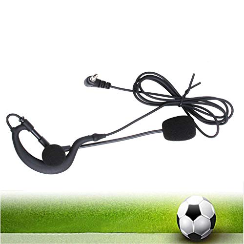 VNETPHONE ® Fútbol árbitro Auriculares de VNETPHONE ® Fútbol árbitro Auriculares de 3,5 mm Gancho para Auriculares Monoaurales Funciona con V6 V4 FBIM Bluetooth Intercom