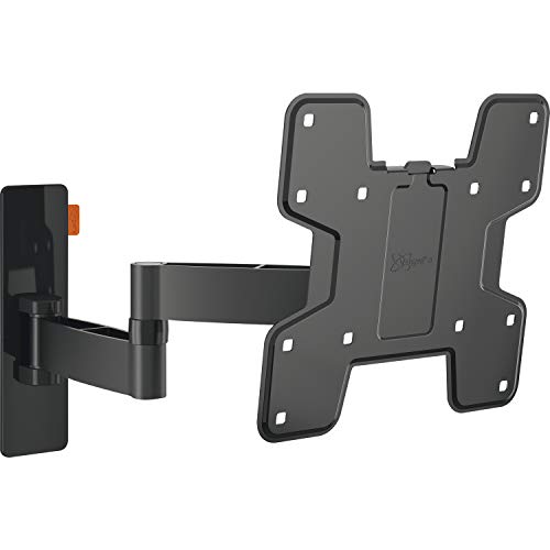 Vogels Wall 3145 Negro, Soporte de Pared para TV 19-43 Pulgadas, Inclinable y Giratorio 180º, Máx 15 kg y con Sistema VESA Máx. 200 x 200